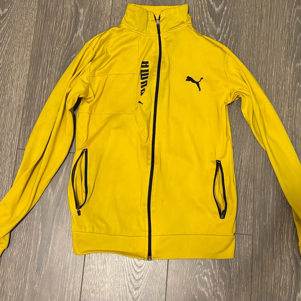 Yellow Puma Track Jacket